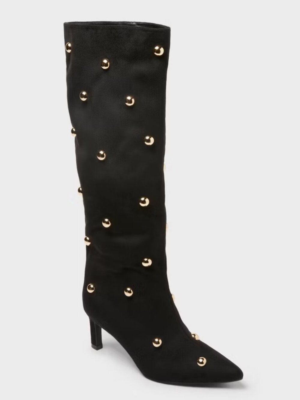 A New Day, Women’s Justice Mid Calf Boots Memory Foam Insole, Black